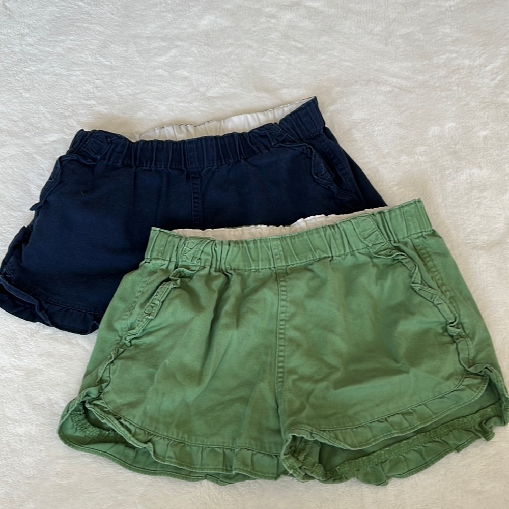 Crewcuts girls ruffle shorts
